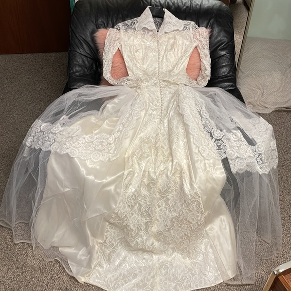 Vintage Dresses & Skirts - 1952 wedding dress